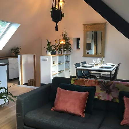 Bel appartement sur les hauteurs de Locronan Extérieur photo