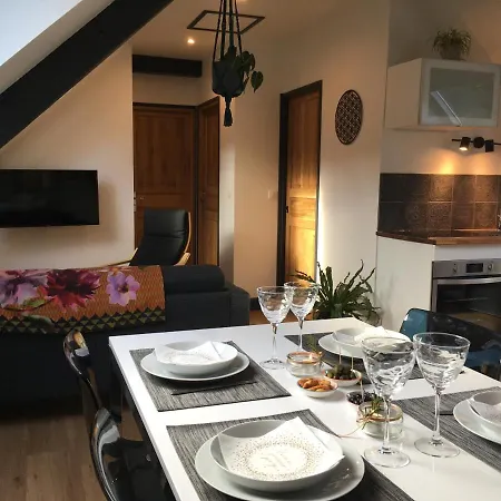 Bel appartement sur les hauteurs de Locronan Extérieur photo